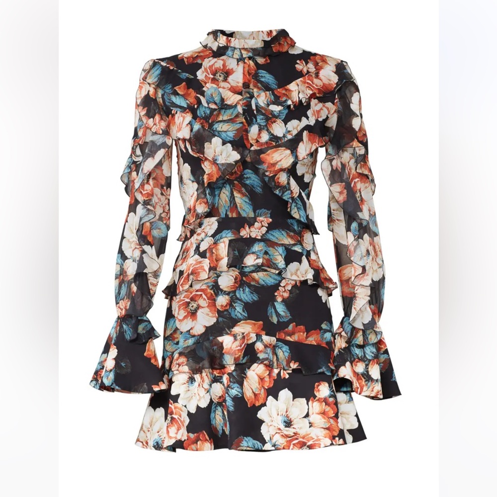 NICHOLAS LOLA RUFFLE DRESS - Picture 2 of 6